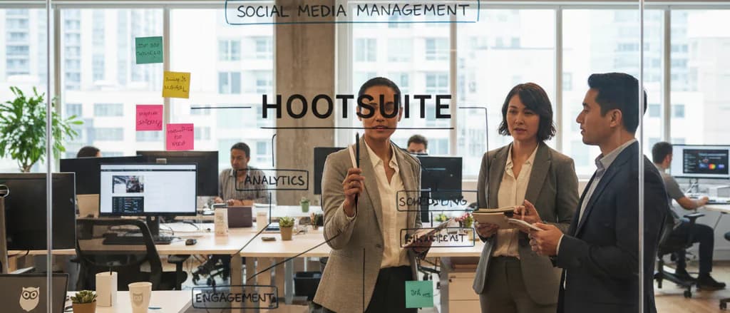 hootsuite - hootsuite - Complete Guide featuring hootsuite, business, strategy - Professional business concept illustration